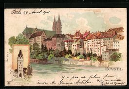 Litho Basel, Ortspartie und St. Alban-Th