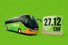 Bon d'achat FlixBus – Valeur 27,12 CHF