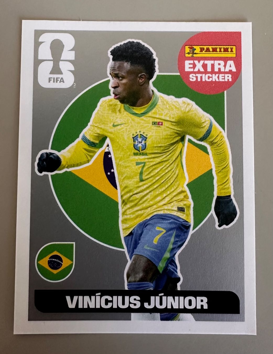 Panini Cartes à collectionner: VINICIUS JUNIOR EXTRA STICKER SILVER – Neuf (Voir description) à Founex par fre_zzb8