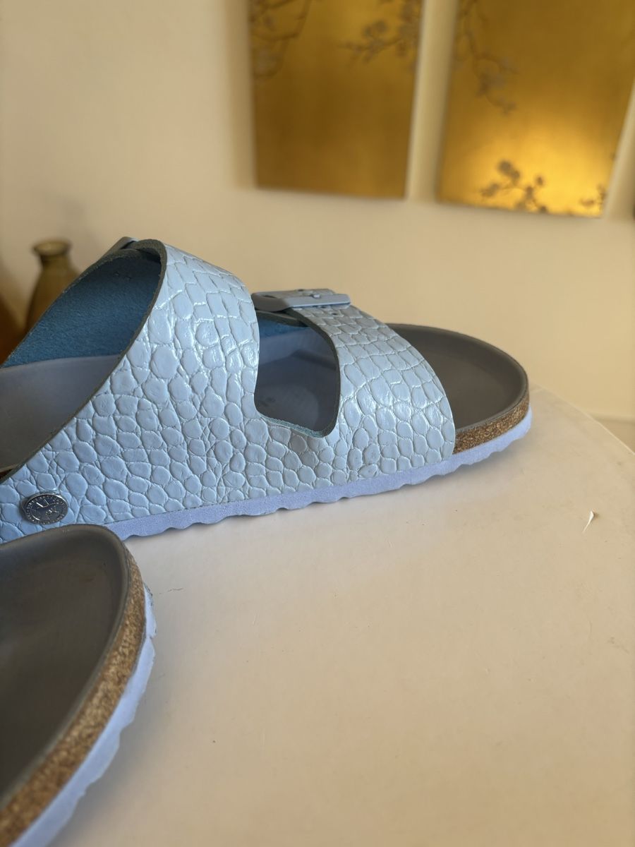 Birkenstock Chaussures femmes: Birkenstock Arizona 40 hellblau – D'occasion à Zürich par charlotte1971 4