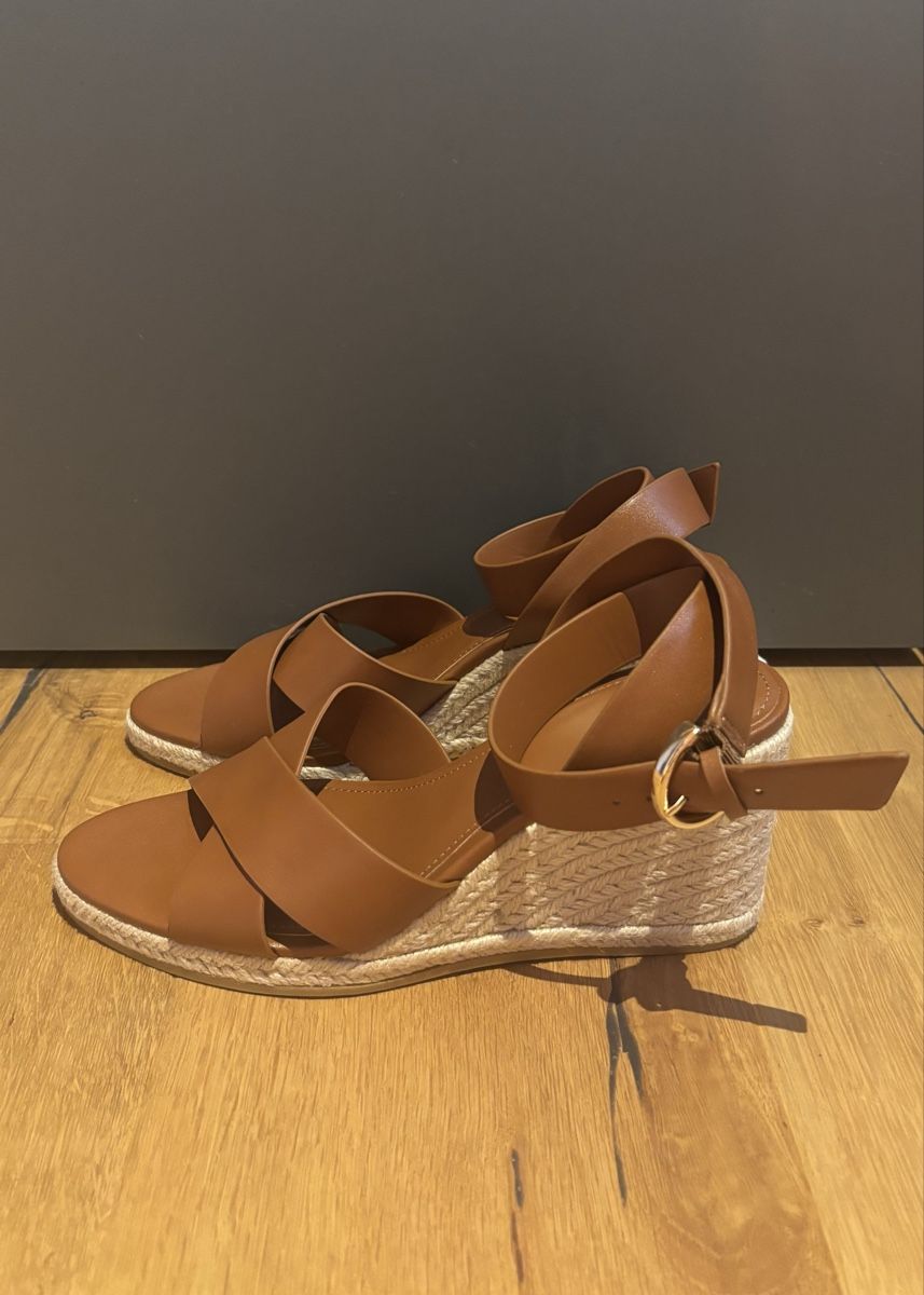 Mango Damenschuhe: NEU Mango Espadrille, braun, Gr. 38 – Neu und originalverpackt aus Lungern von anin13 1