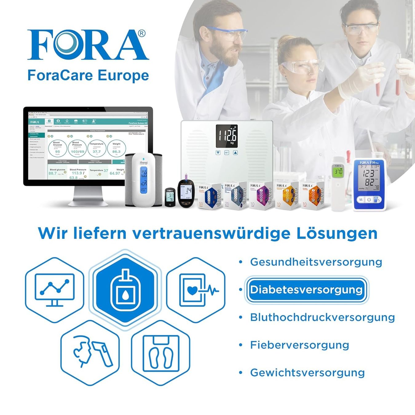 Medizinische Geräte: Fora 6 Connect Harnsäure-Messgerät & 10 Teststreifen – Neu und originalverpackt aus St. Gallen von ForaCare 7