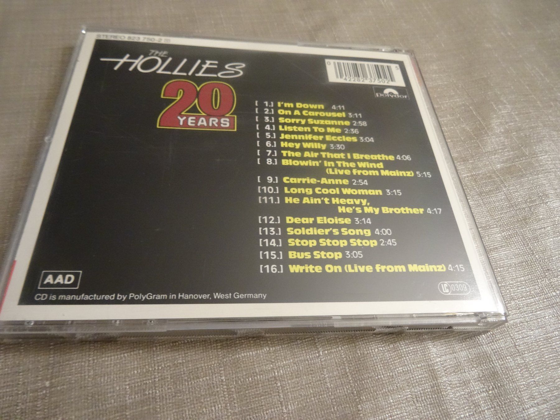 CD: The Hollies - 20 Years - CD - – Usato da Olten venduto da Disc-Ausverkauf 1