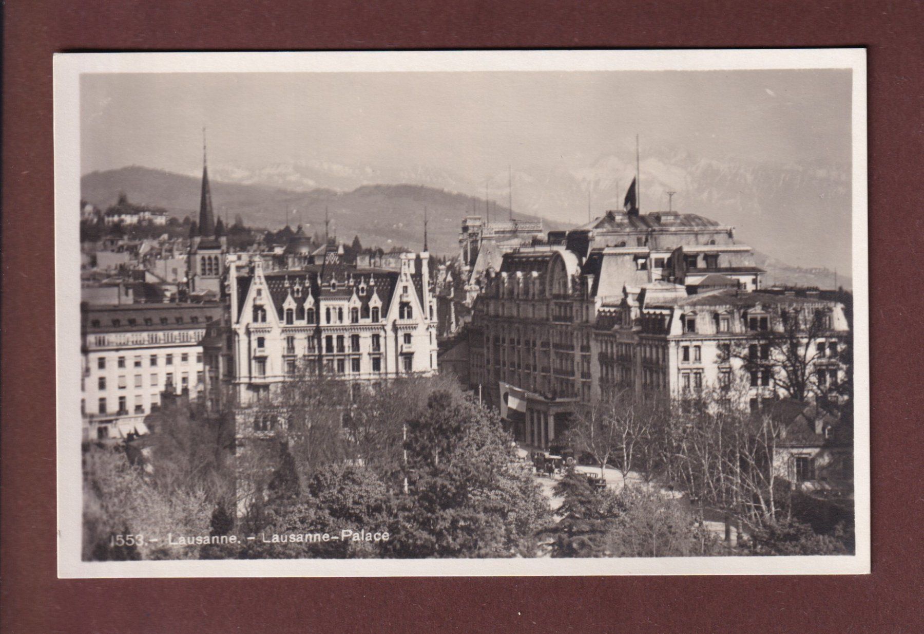 Ansichtskarten: LAUSANNE - Palace – Gebraucht aus Pully von nicecards