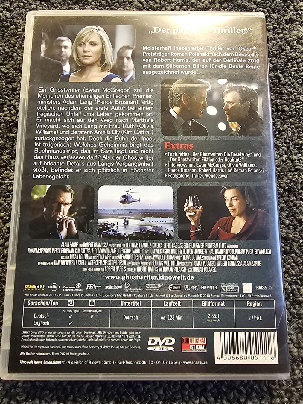 Tous les DVDs: Der Ghostwriter (21564) – D'occasion à Ruswil par jan_bxl5 1