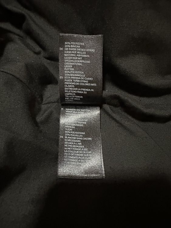 H&M Giacche: Schwarze neue Lederjacke Gr. 36 cool & stylisch – Nuovo (secondo la descrizione) da Zürich venduto da Herbion1 6