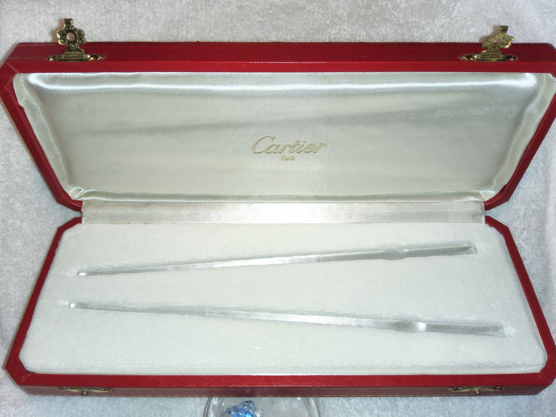 Cartier Altro per la casa: Extrem seltene CARTIER Chopsticks Original-Box/Case – Usato da Thalwil venduto da freespirit-kev