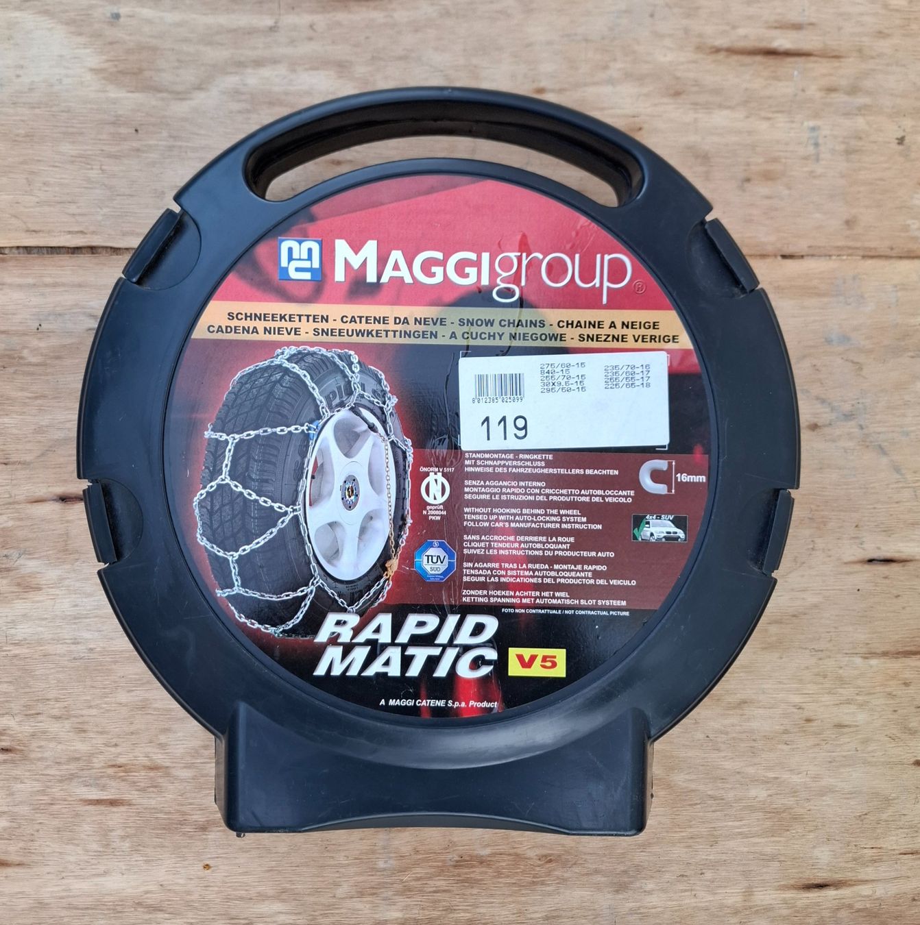 Catene da neve: Schneeketten - Rapid Matic V5 – Nuovo e nell'imballaggio originale da Reinach BL venduto da HeTra20