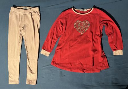 Mädchenpyjama von zoolaboo, Grösse 116