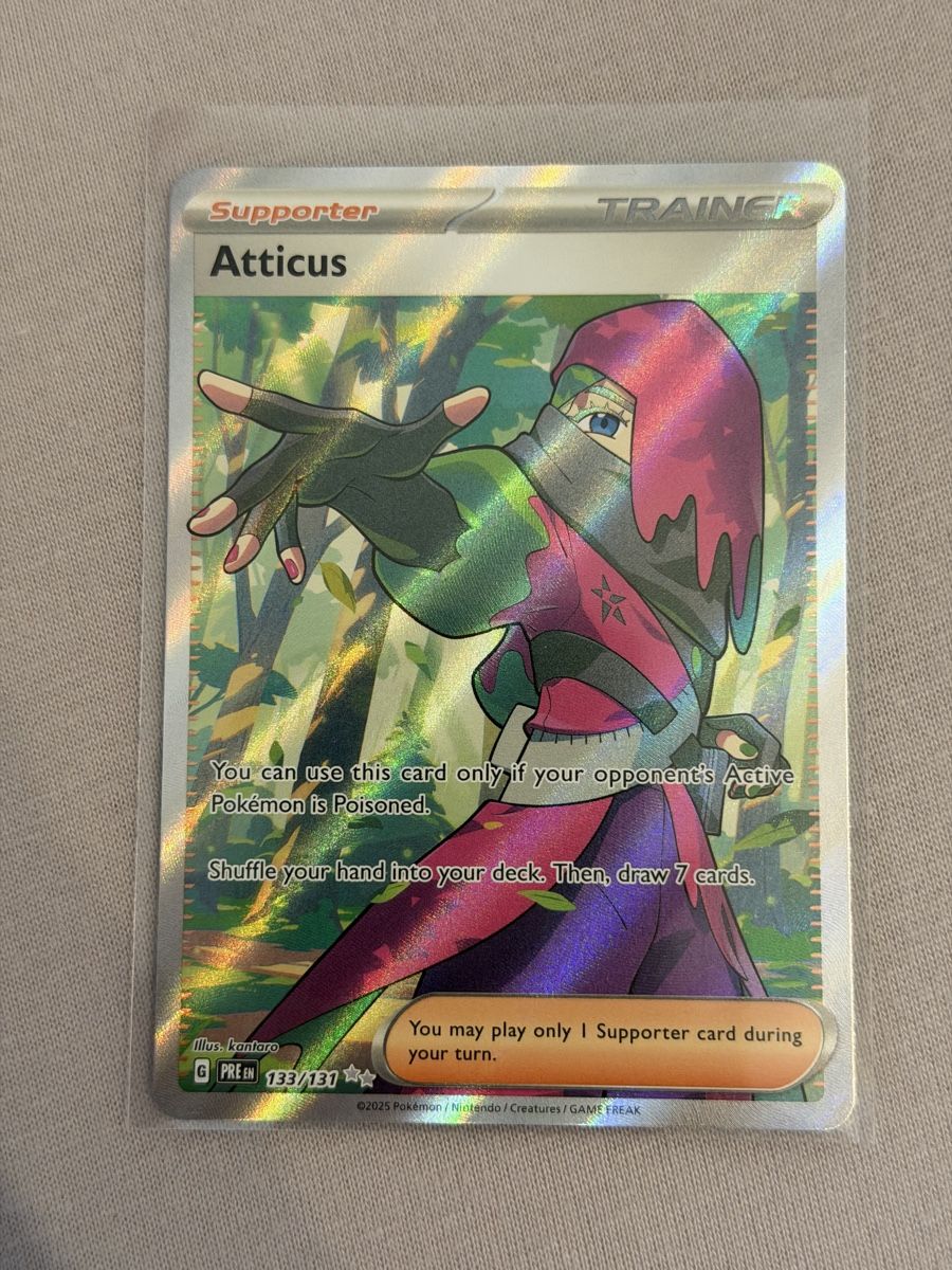 Pokémon Carte collezionabili: Pokémon Atticus 133/131 Prismatic Evolutions – Nuovo (secondo la descrizione) da St. Gallen venduto da Xbylucas