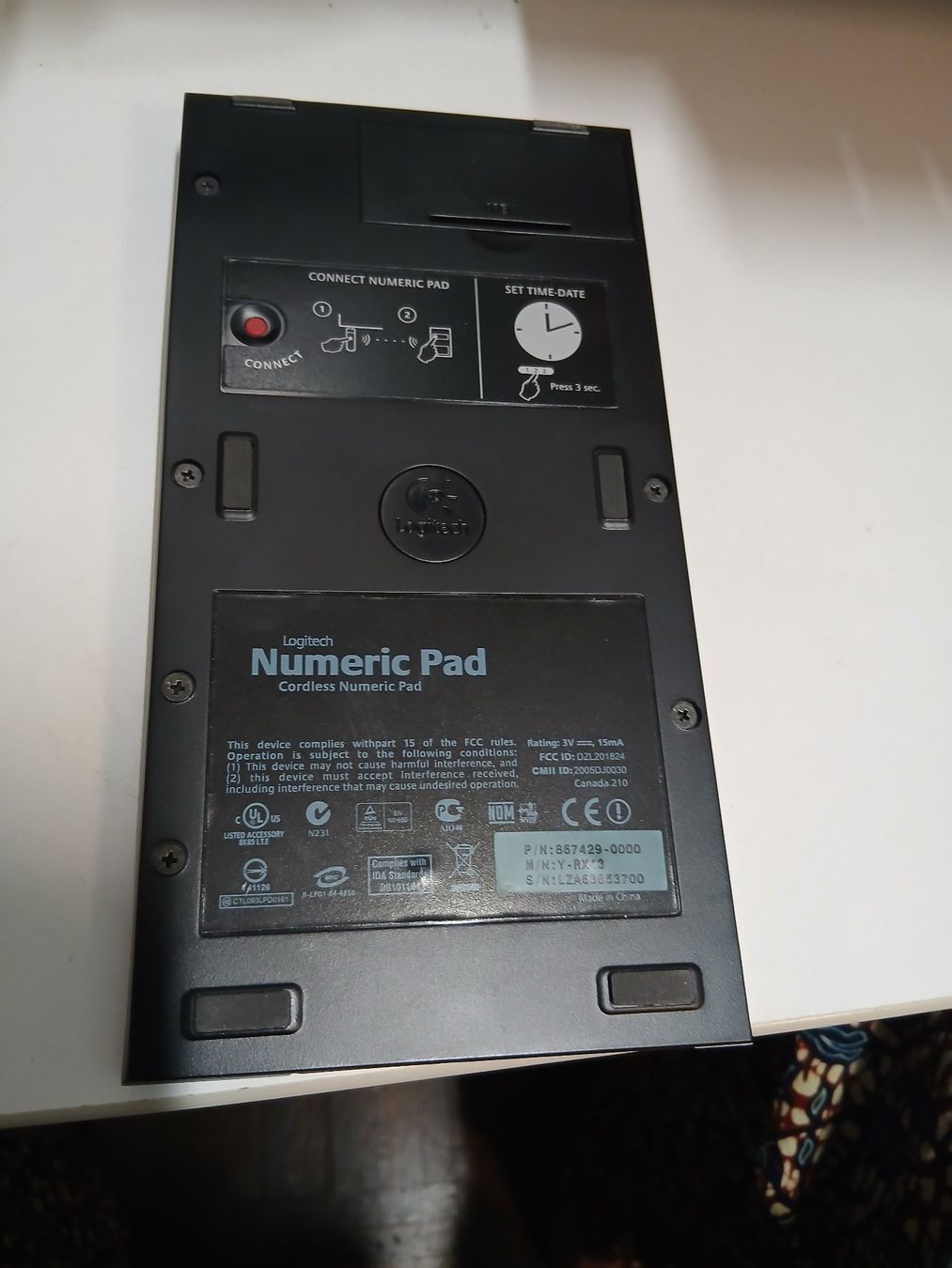 Logitech Tastiere: Logitech Cordless Numeric Pad – Difettoso da Bottmingen venduto da Bartel57 1