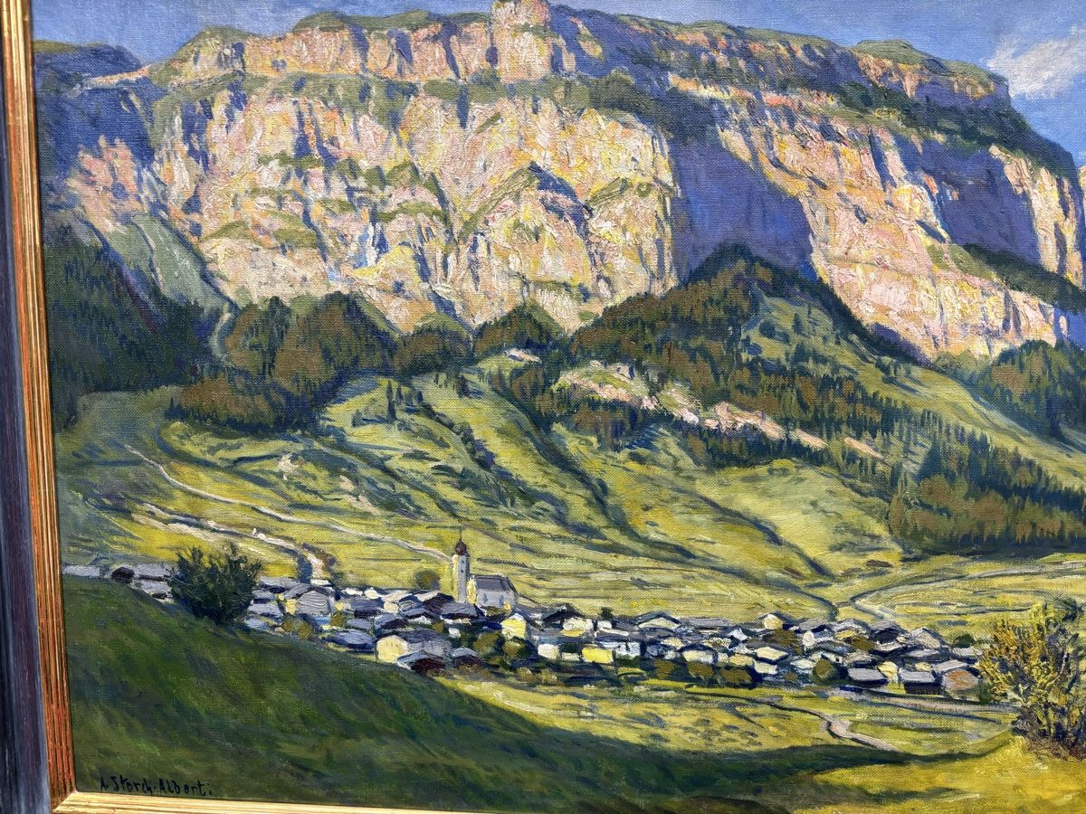 Foto & Immagini: Gemälde A.Storch-Alberti, Berglandschaft .Flims – Usato da Uster venduto da lobo1975 3