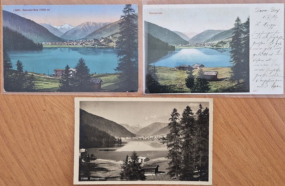 Cartoline postali: Ansichtskartenset Graubünden, St. Moritz, Davos und Schnee.. – Usato da St. Moritz venduto da Guenteratch 4