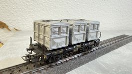 Märklin Behältertragwagen BTs50 der DB Spur H0 / AC