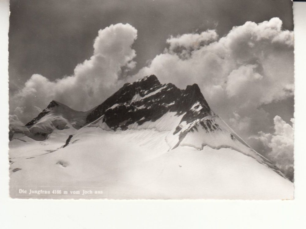 Ansichtskarten: Jungfrau 1956 – Gebraucht aus Bürglen TG von StampGraf