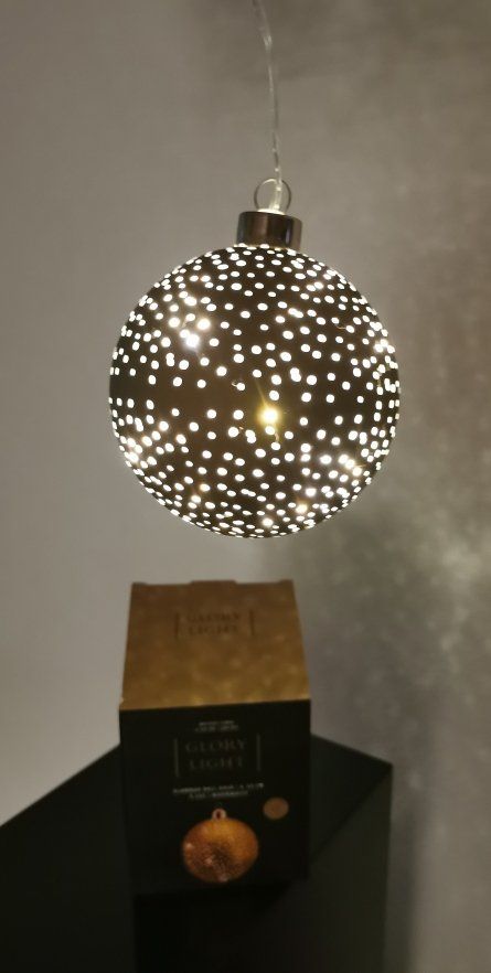 Tutte le decorazioni: Glory Light LED Kugel gold 10 cm – Nuovo (secondo la descrizione) da Dänikon ZH venduto da Beldiwuffi 3