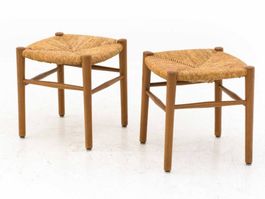 Vintage Bast Hocker