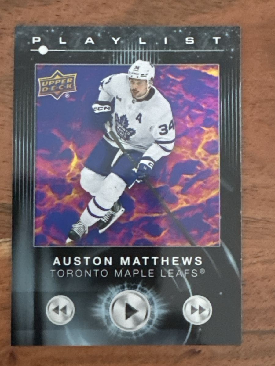 NHL Carte collezionabili: NHL Auston Matthews Toronto Maple Leafs – Usato da Grüningen venduto da Peterpan99