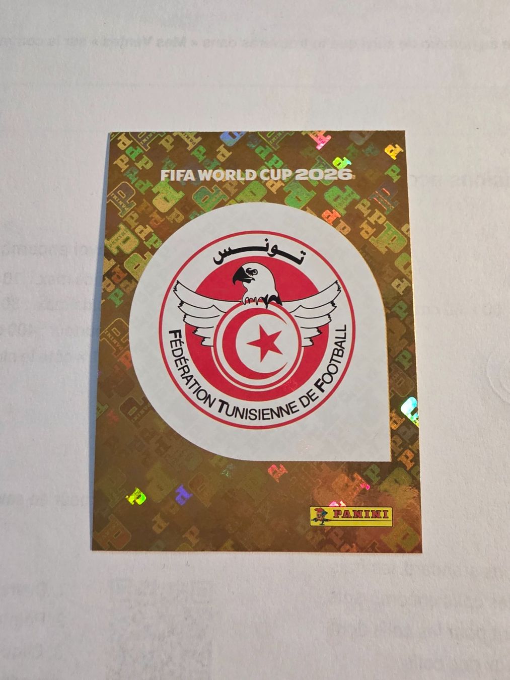 Panini Carte collezionabili: Panini  2026 TUN 1 – Nuovo (secondo la descrizione) da Grand-Lancy venduto da Seo67