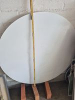 Arcana runde tisch weiss vintage orig