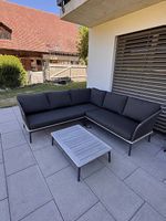 Gartenlounge Aluminium Seil