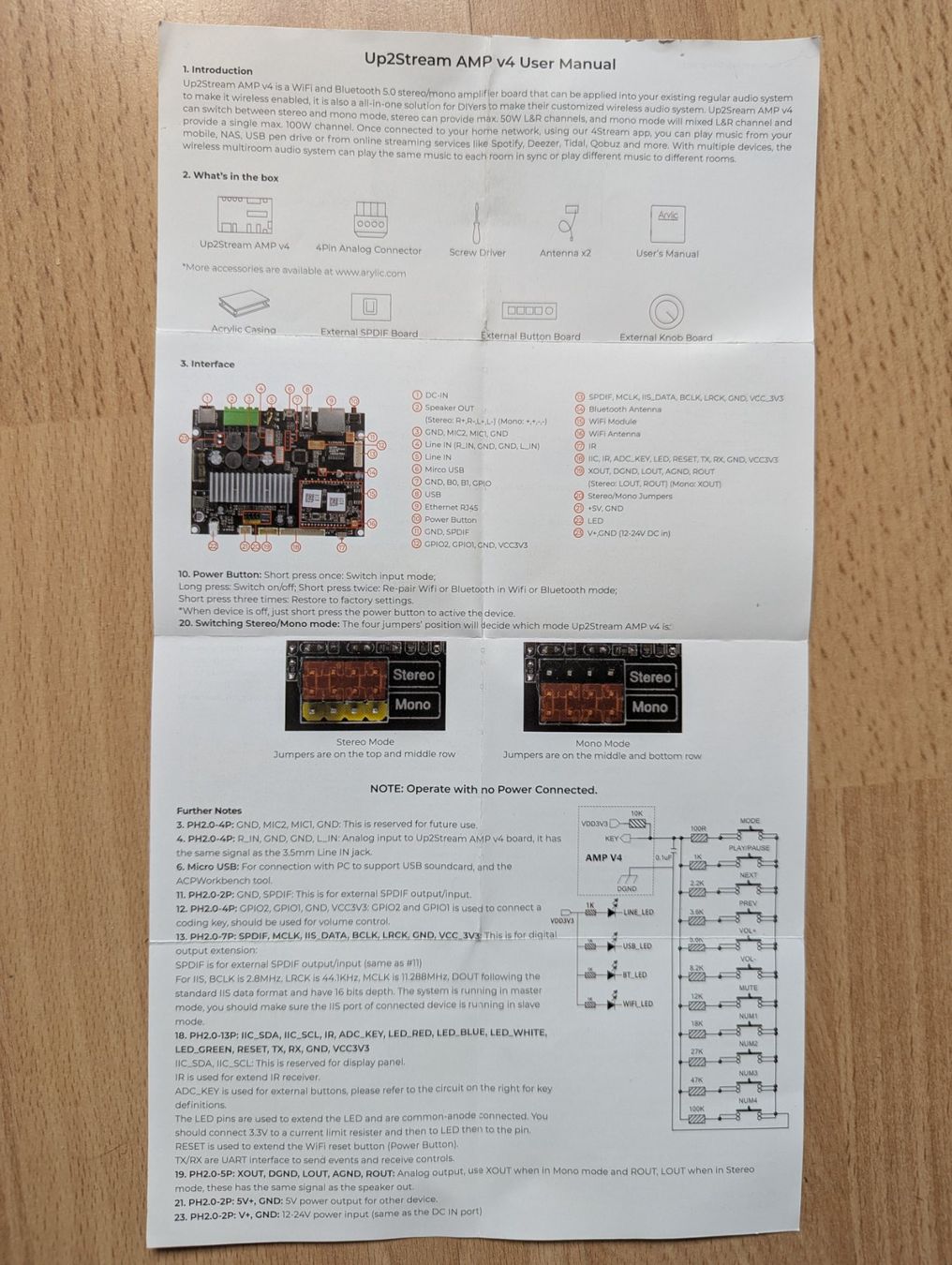 Lettore multimediale & Streamer: Up2Stream Amp Audio Amplifier Board – Nuovo (secondo la descrizione) da Steffisburg venduto da rores 2