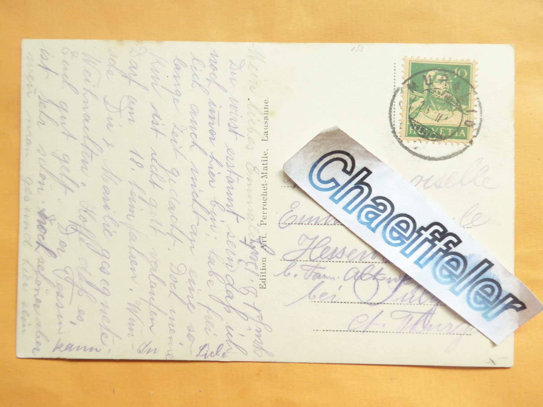 Cartoline postali: Locarno, Madonna del Sasso – Usato da Zürich venduto da Chaeffeler 1