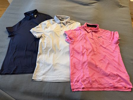 3× Golf Polos Gr. L – J.Lindeberg & Nike – Top Zustand