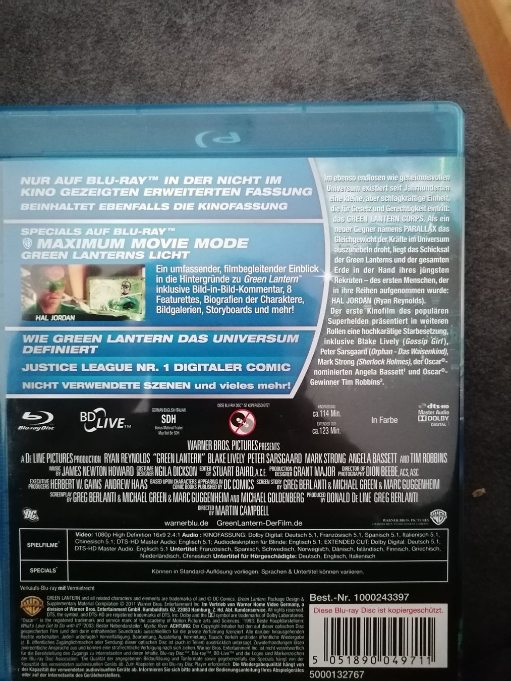 Tutti i DVDs: Green Lantern Extended Cut – Usato da Einsiedeln venduto da lan_2vrp