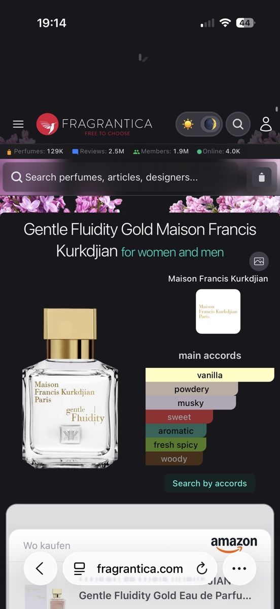 Kurkdjian Parfum & Eau de Toilette: Maison Francis Kurkdjian Gentle Fluidity , 2 ml – Gebraucht aus Sursee von nri_sbv9 1