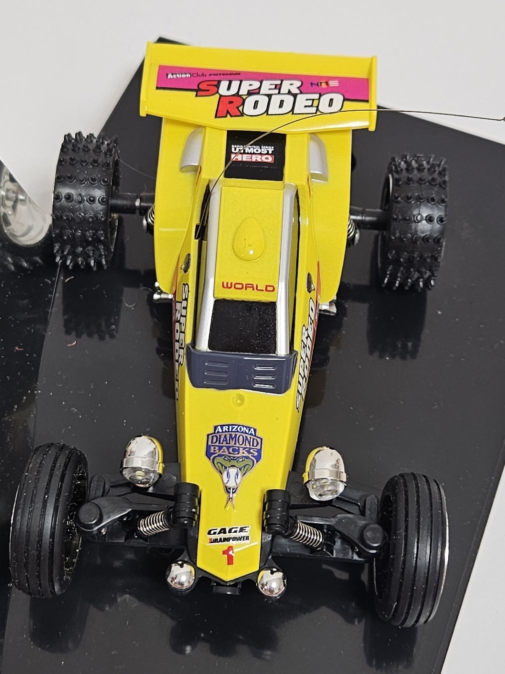 Modellini d'auto: Sparsames ferngesteuertes Auto, Gelb, "Super Rodeo" – Usato da Schlieren venduto da Bestleo 1