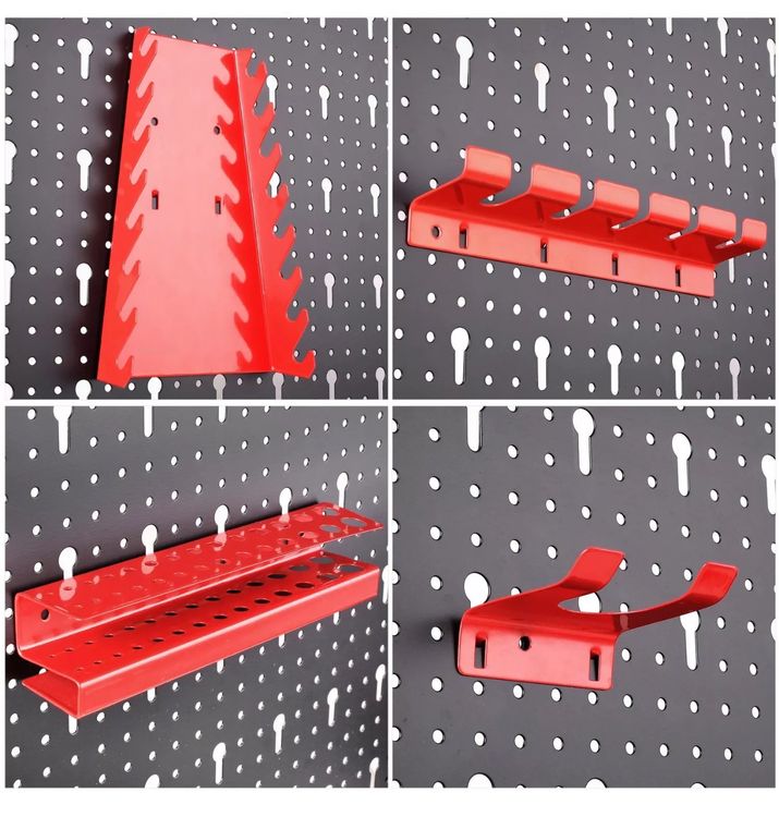Werkzeugwand Lochwand Werkstattwand 3 Lochwände + Haken (Neu und ...