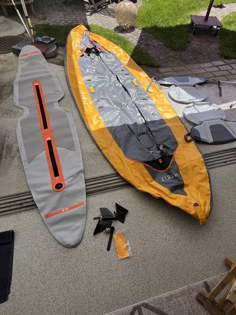 Decathlon Boote: Luft Kayak für 2 Personen  – Gebraucht aus Neerach von fuz_8d7l