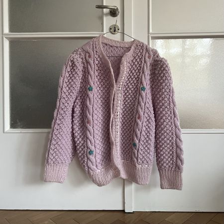 Vintage Baby Pink Cardigan