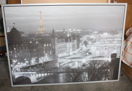 2 Grosse Paris Bild, Schwarz weiss je 1.40x1m