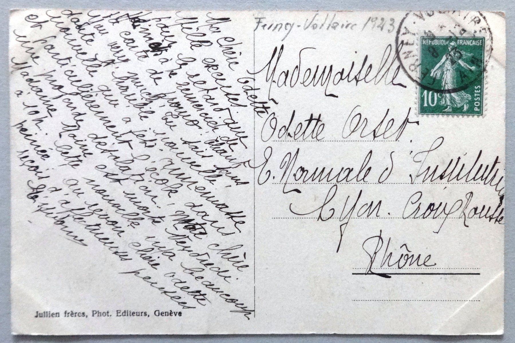 Cartoline postali: Chillon et la Dent du Midi – Difettoso da Fétigny venduto da Billy2miny 1