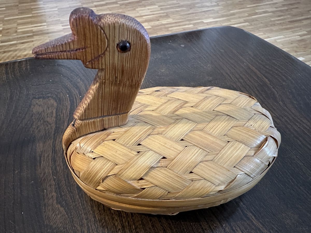 Alle Dekorationen: Ente Stroh Rattan Korb Hause Ornament – Gebraucht aus Lausanne von brixton 6