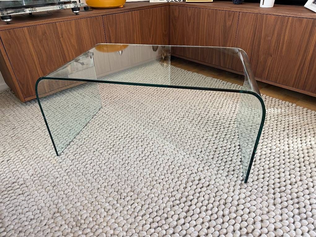 Interio Tables: Sofa/Couch Glastisch (Interio) – D'occasion à Zürich par Joachim4