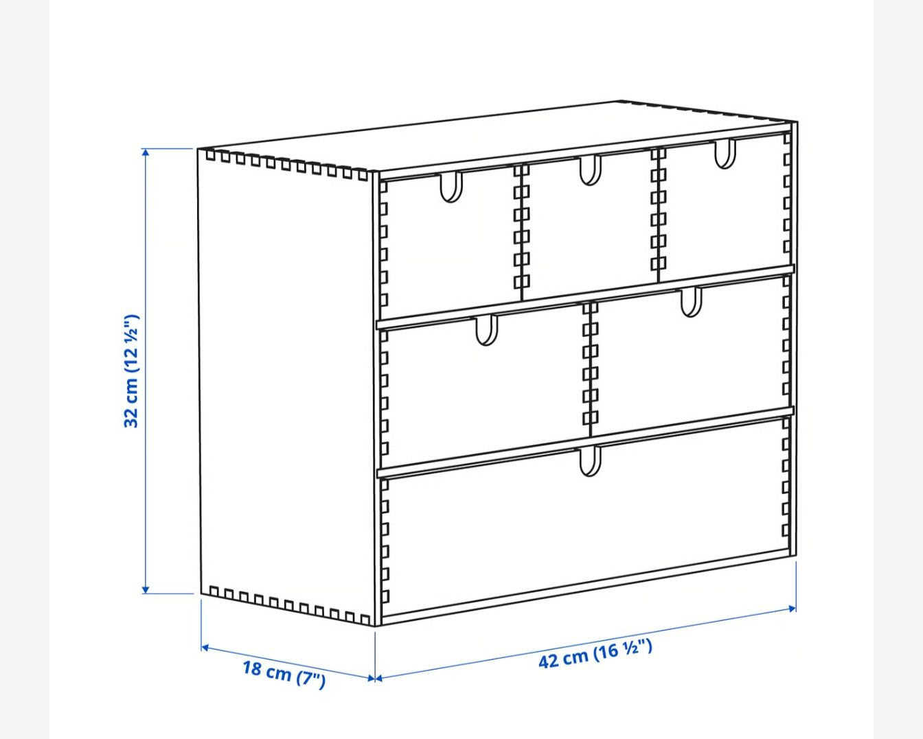 Ikea Sistemi di archiviazione: Casier 2x – Usato da Bernex venduto da Natalys 2