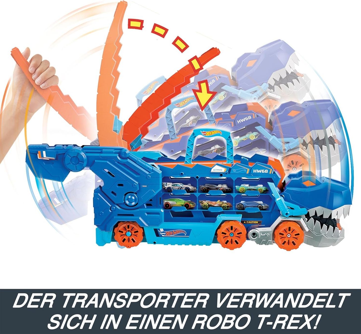 Hot Wheels Giocattoli: Hot Wheels Ultimate T-Rex Transporter – Nuovo e nell'imballaggio originale da Oensingen venduto da CSCollectors 4