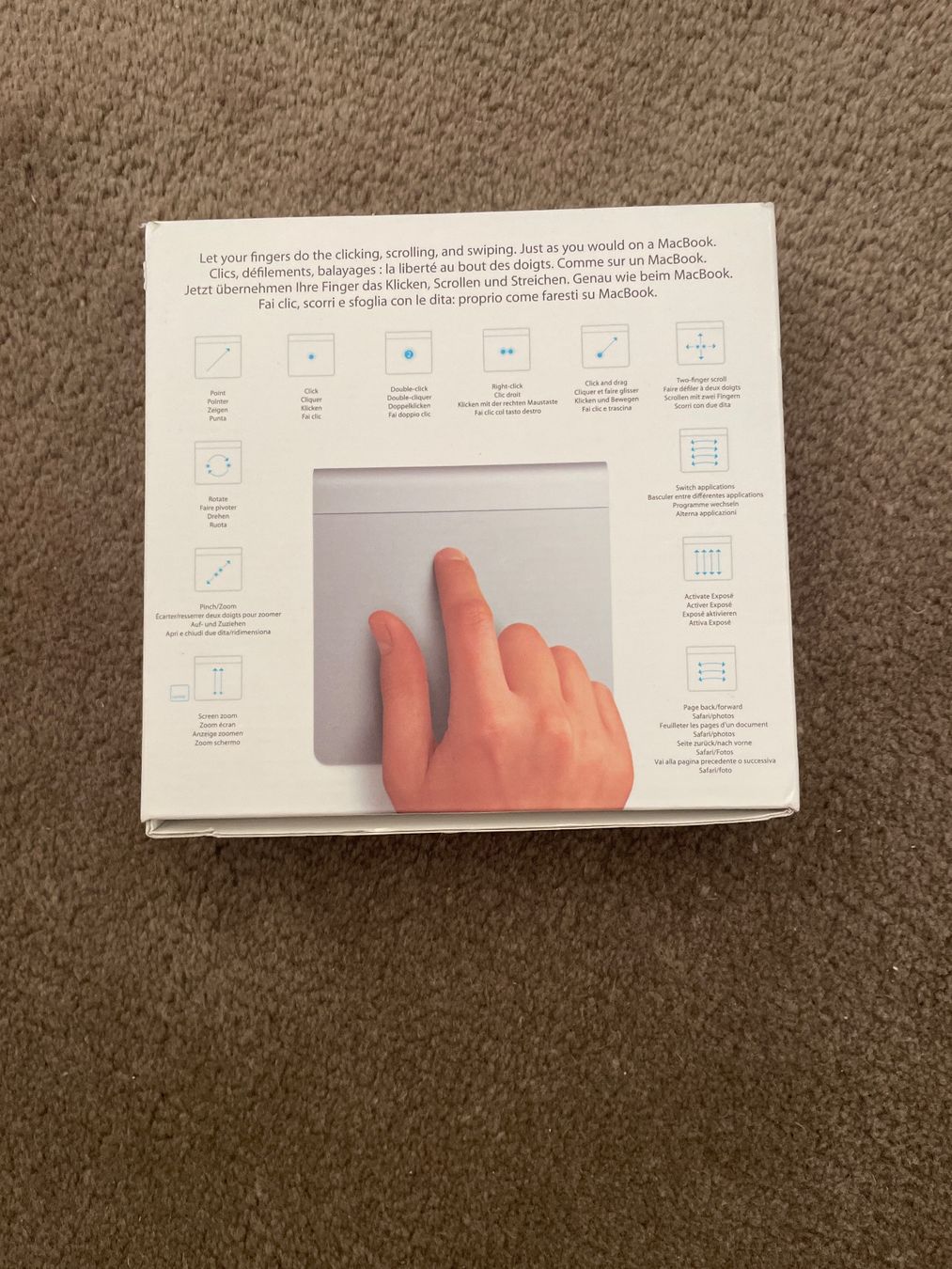 Apple Mouse: Magic Trackpad Apple sans fil – Usato da Genève venduto da Videdress22 1