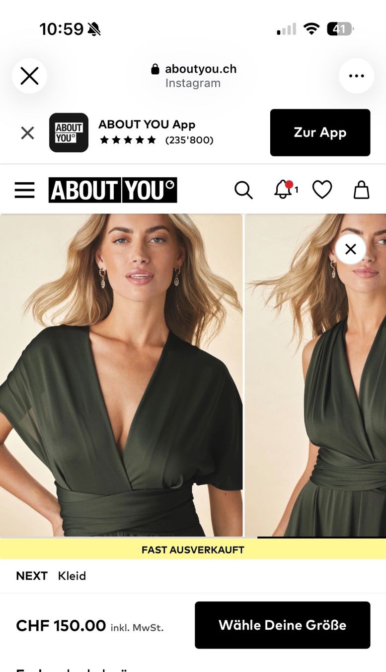 Kleider: Maxikleid Wickelkleid Kleid – Gebraucht aus Biel-Benken BL von AngiSchaefer 2