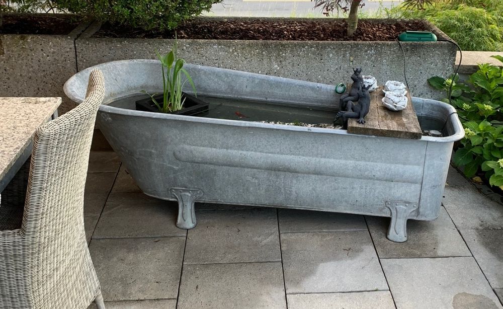 Alte verzinkte Badewanne Kaufen auf Ricardo