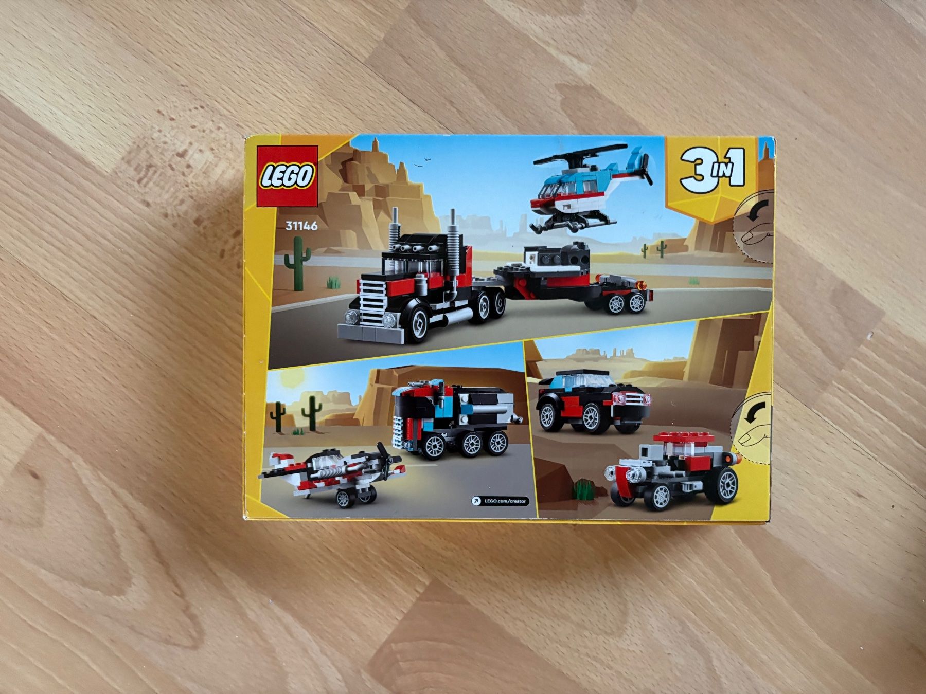 Lego Spielzeuge: Lego Creator 3in1 Tieflader mit Hubschrauber – Gebraucht aus Buchs AG von muhmuh2013 1
