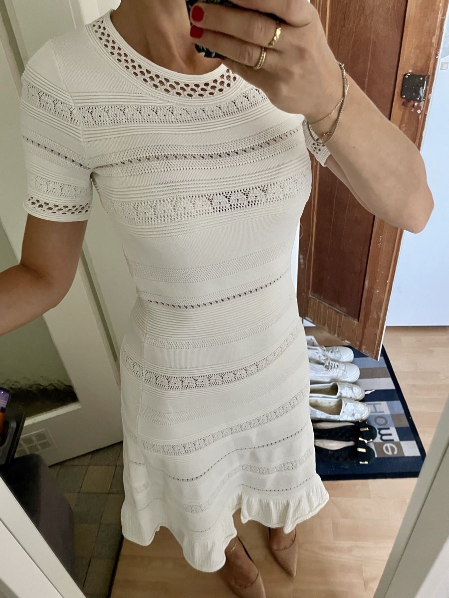 Sandro Vestiti: SANDRO knitted white dress XS/S – Usato da Zürich venduto da Angela_Fashion_Lover 2