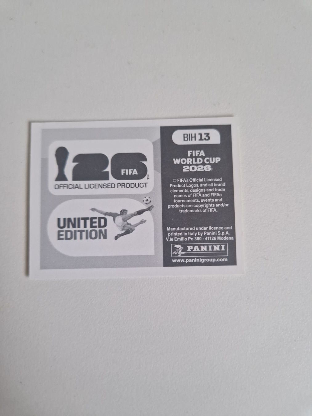 Panini Sammelbilder & Trading cards: Panini Sticker BIH13 – Neu (gemäss Beschreibung) aus Stüsslingen von white_angel86 1