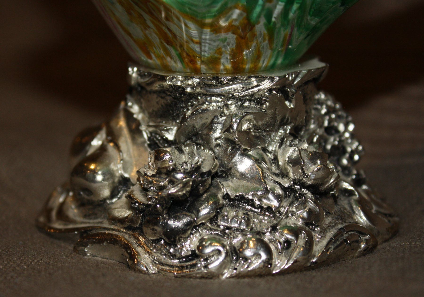 Murano Figuren: Original Murano Glas Schwan bunt/silber – Neu (gemäss Beschreibung) aus Bern von Chraebu2 4
