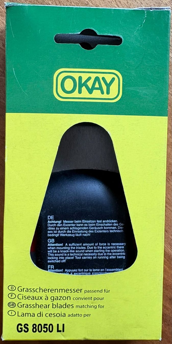 Alle Werkzeuge: Lame pour cisaille à gazon – Neu und originalverpackt aus Fully von swe_fxb6 2
