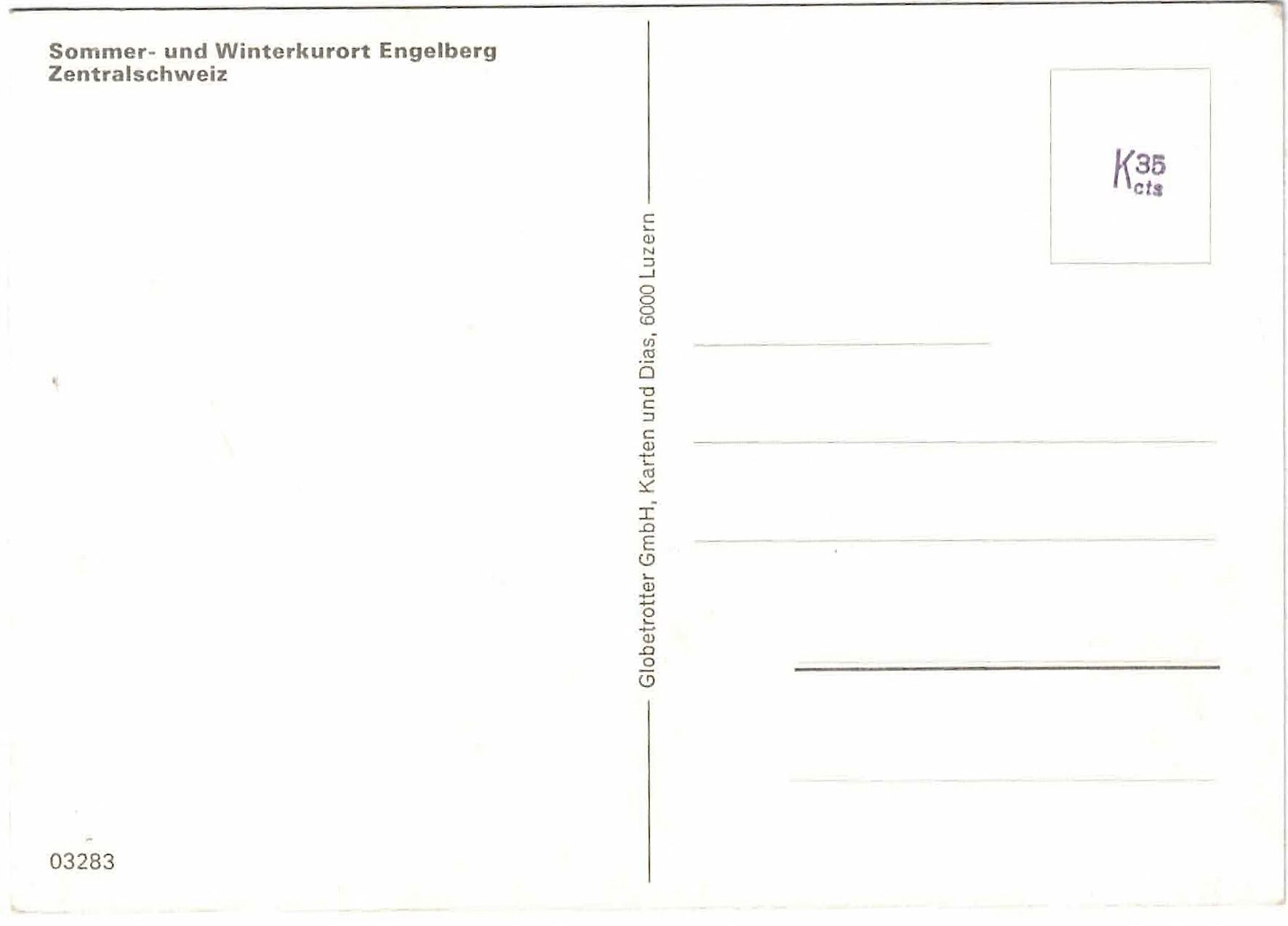 Ansichtskarten: ENGELBERG Zentralschweiz ca. 1970 – Gebraucht aus Oberdorf BL von Hopfehuepfer 2