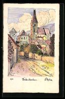 Handgemalt: Weissenkirchen in der Wachau